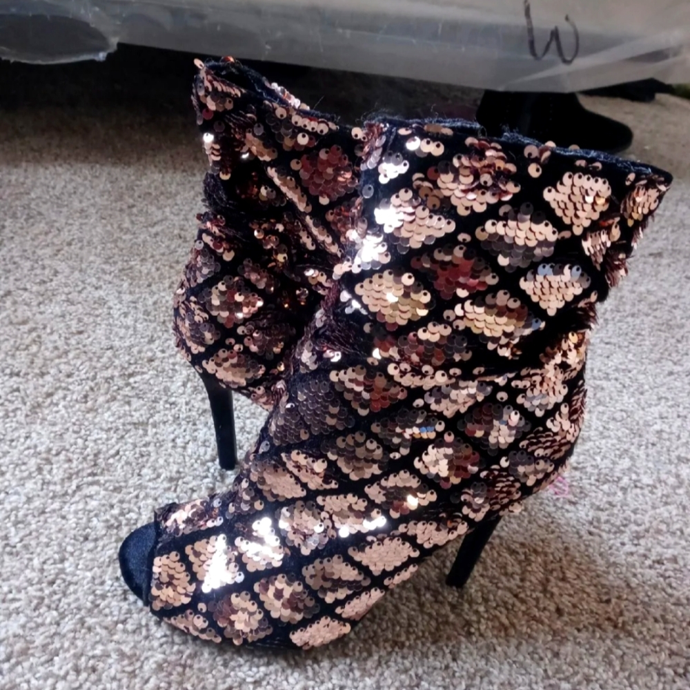Rhinestone booties